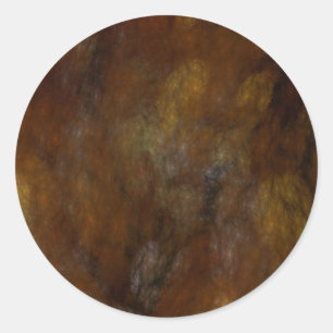 Adesivo Redondo Vinheta redonda rusty Abstrato Fractal