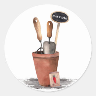 Adesivo Redondo Vinheta-redonda Terracotta