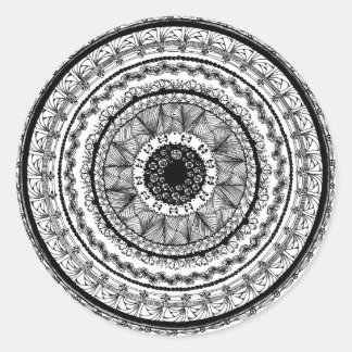 Adesivo Redondo Vinheta redonda "Vanity" Zendala