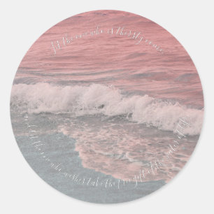 Adesivo Redondo Vinheta Revelação 22:17