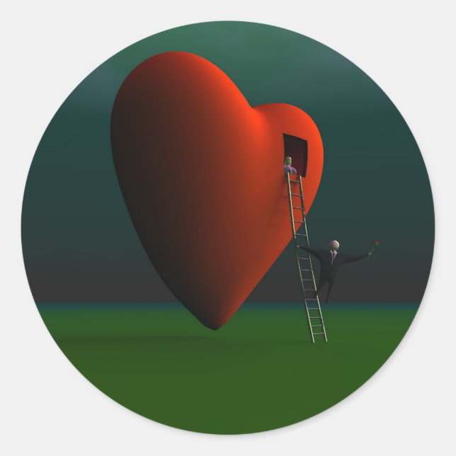 Adesivo Redondo Vinheta Romancista (Frente)