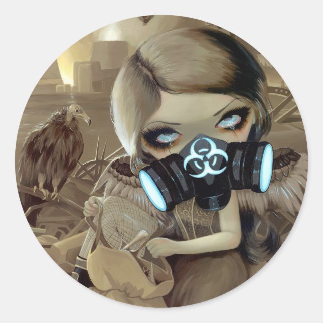 Adesivo Redondo Vinheta "Scavengers" (Frente)