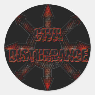 Adesivo Redondo Vinheta sem título