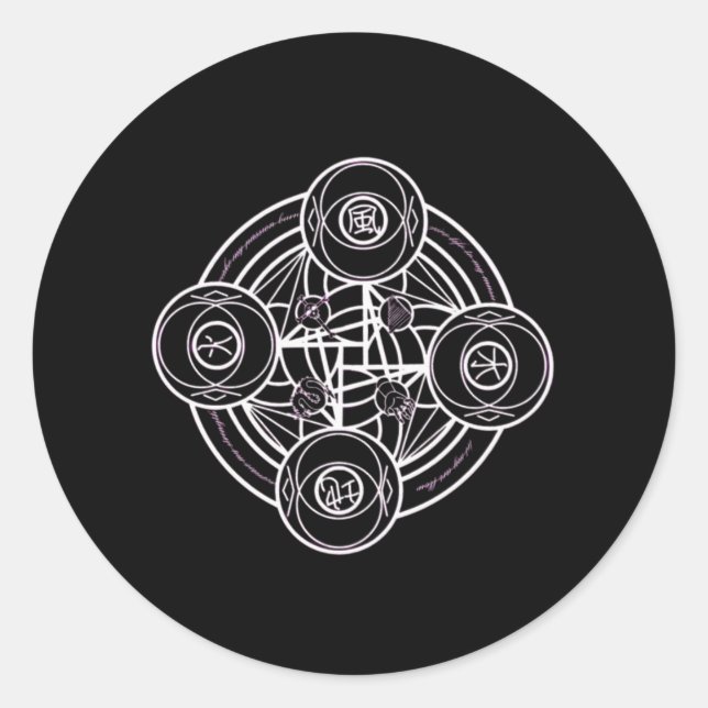 Adesivo Redondo Vinheta Sinal Magical (selo)18 (Frente)