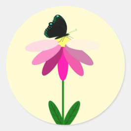 Adesivo Redondo Vinheta Solstício de Verão