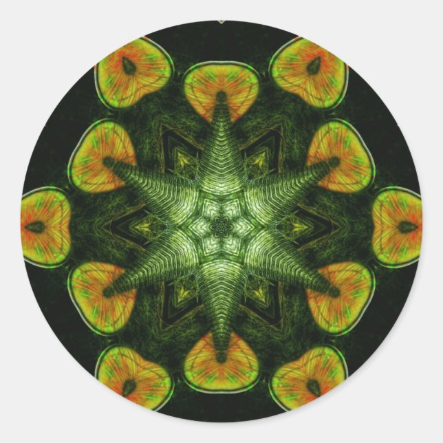 Adesivo Redondo Vinheta STARSEED (Frente)