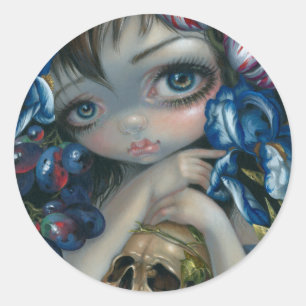 Adesivo Redondo Vinheta "Stilleven VII: Bloesem"