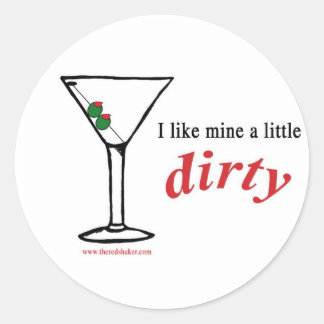 Adesivo Redondo Vinheta suja