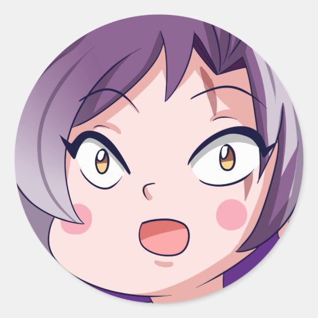 Adesivo Redondo Vinheta Valk Pikachu Face (Frente)