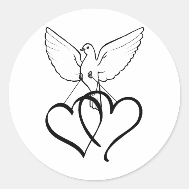 Adesivo Redondo Vinheta/Ventiladores e Corações (Frente)