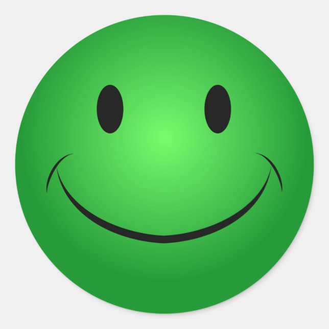 Adesivo Redondo Vinheta Verde (Frente)