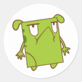 Adesivo Redondo Vinheta Verde VIPKID