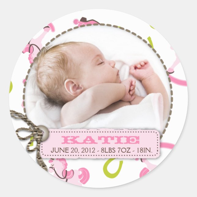 Adesivo Redondo Vinheta-Vinheira-Cavalo-Vedante R (Frente)