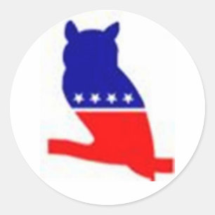 Adesivo Redondo Vinheta Whig