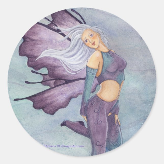 Adesivo Redondo Vinheta Whirlwind (Frente)