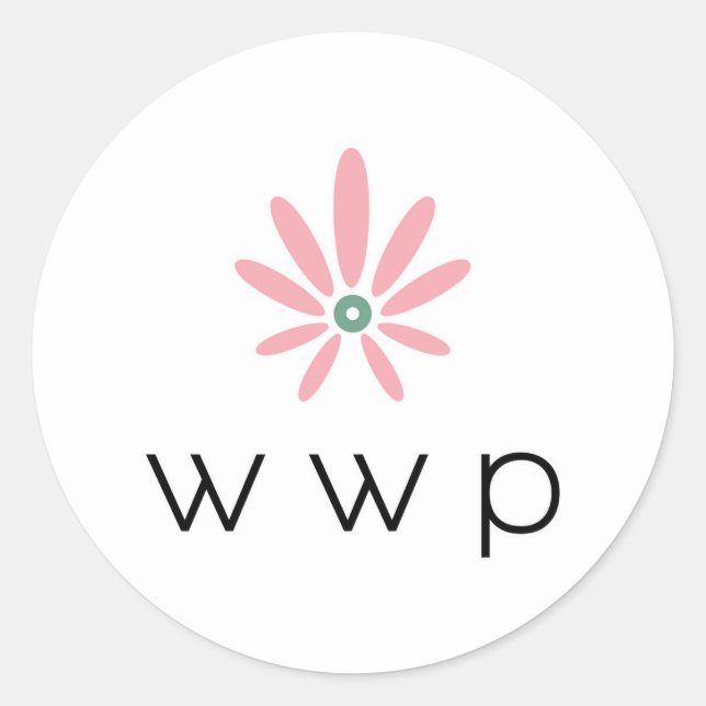 Adesivo Redondo Vinheta WWP (Frente)