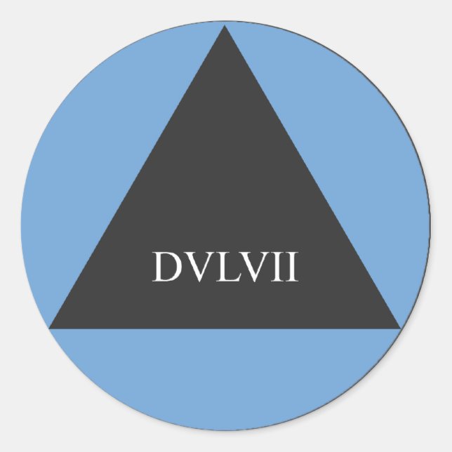 Adesivo Redondo Vinheta Zap 657 Sqn AAC (Frente)