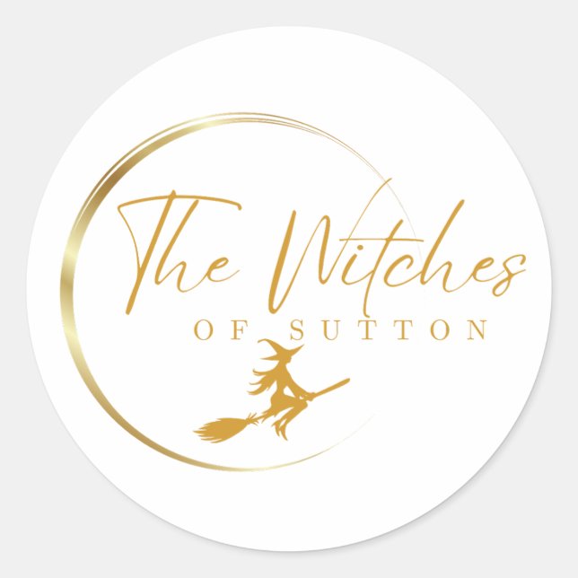 Adesivo Redondo Vinhetas (Frente)