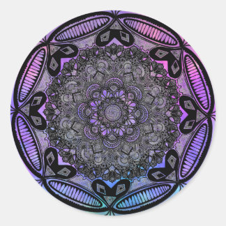 Adesivo Redondo Vinhetas