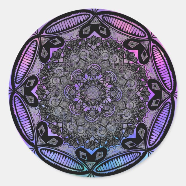 Adesivo Redondo Vinhetas (Frente)