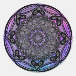 Adesivo Redondo Vinhetas