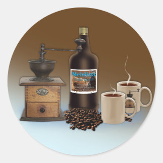 Adesivo Redondo Vinhetas