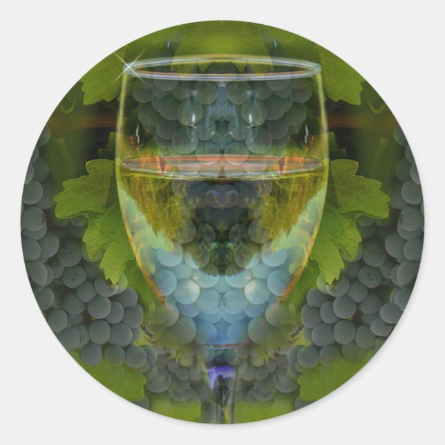 Adesivo Redondo Vinhetas! (Frente)