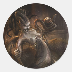 Adesivo Redondo Vinhetas