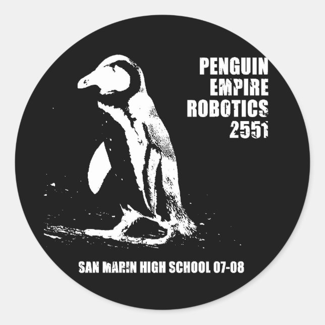 Adesivo Redondo Vinhetas (Frente)