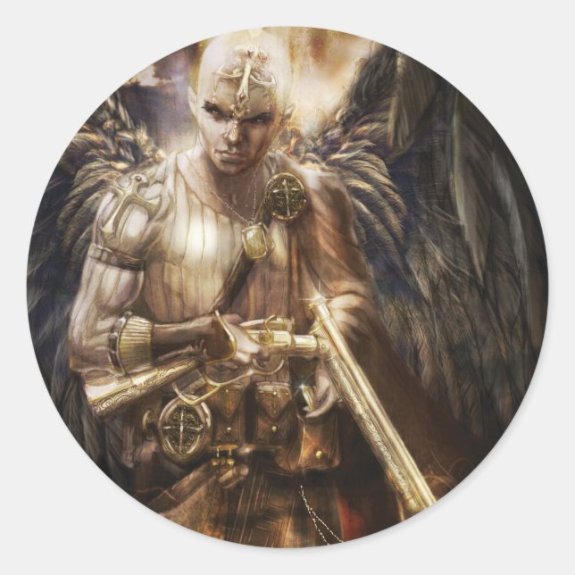 Adesivo Redondo Vinhetas (Frente)