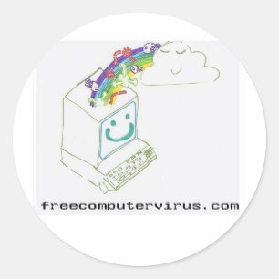 Adesivo Redondo Vinhetas