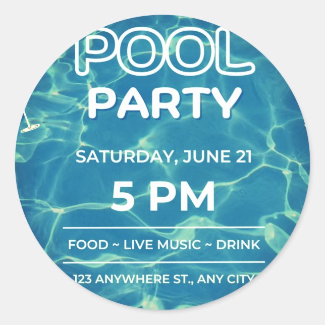 Adesivo Redondo Vinhetas (Frente)