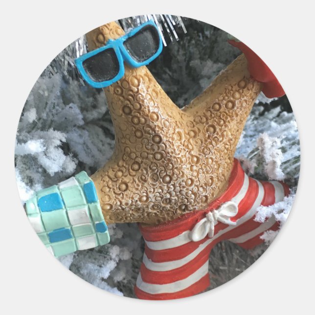 Adesivo Redondo Vinhetas (Frente)