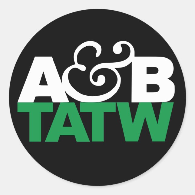 Adesivo Redondo Vinhetas (Frente)