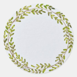 Adesivo Redondo Vinhetas