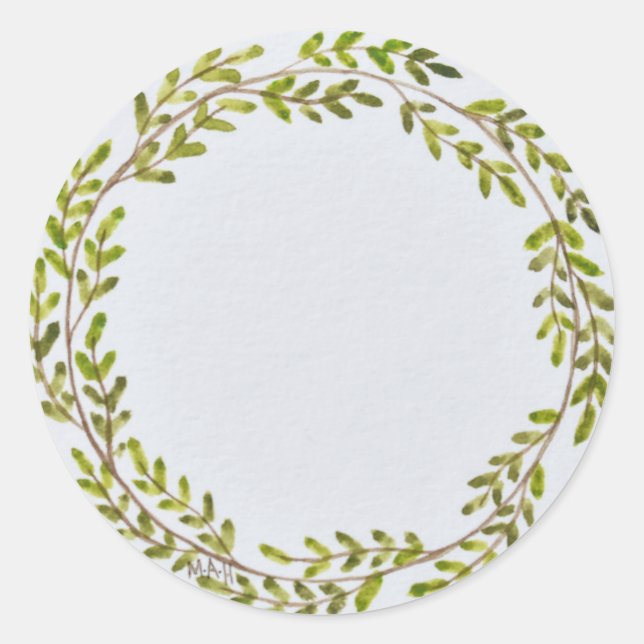 Adesivo Redondo Vinhetas (Frente)