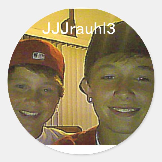 Adesivo Redondo Vinhetas (Frente)