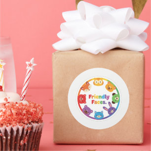 Adesivo Redondo Vinhetas