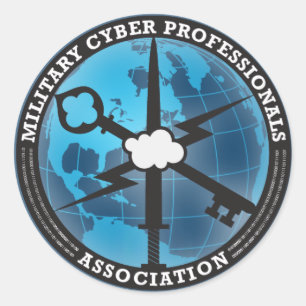 Adesivo Redondo Vinhetas azuis MCPA