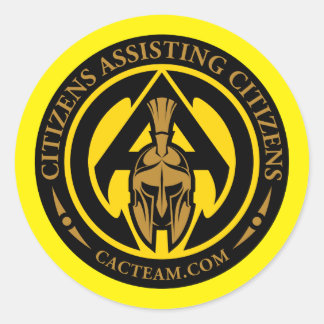 Adesivo Redondo Vinhetas CAC