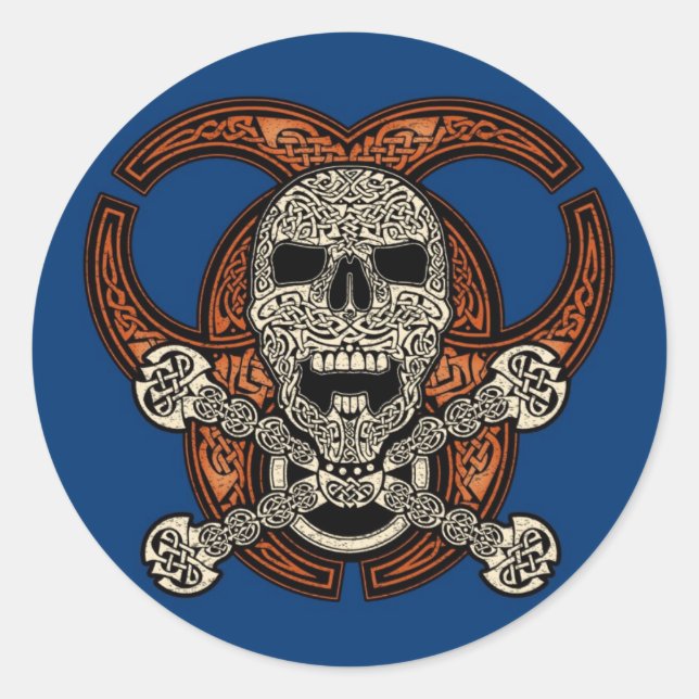 Adesivo Redondo Vinhetas Células e Vinhetas de Risco Biológico (Frente)