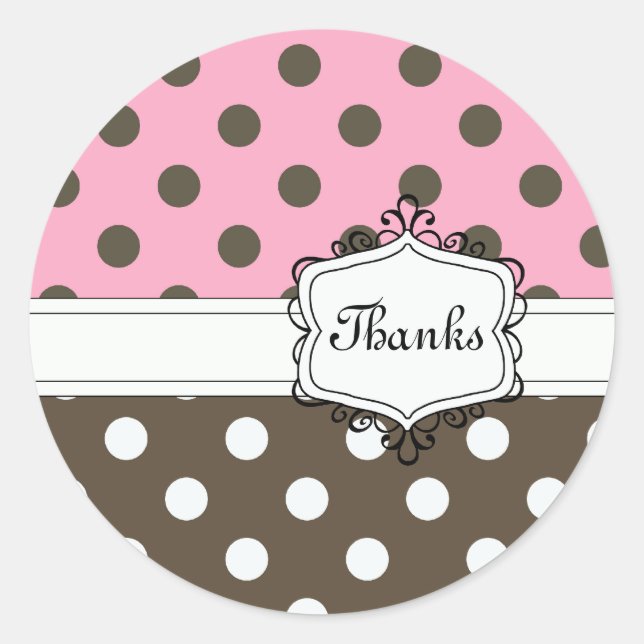 Adesivo Redondo Vinhetas Chic Do Gatinho Frisky (Frente)