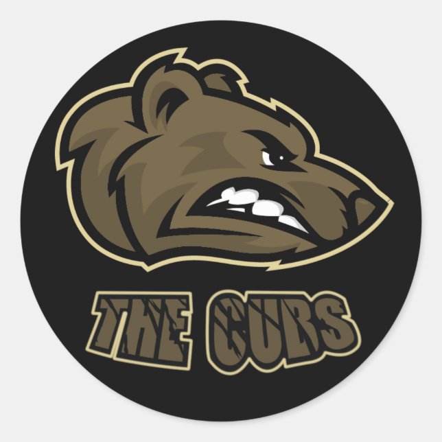 Adesivo Redondo Vinhetas CUBS (Frente)