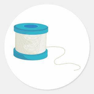 Adesivo Redondo Vinhetas da linha de pesca