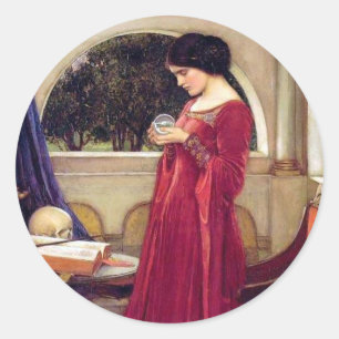 Adesivo Redondo Vinhetas da Waterhouse