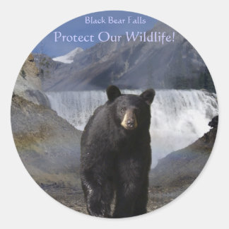 Adesivo Redondo Vinhetas de barbear PRETO
