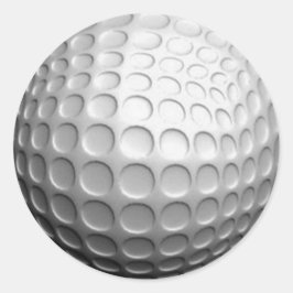 Adesivo Redondo Vinhetas de bolso de golfe (adicione seu próprio t