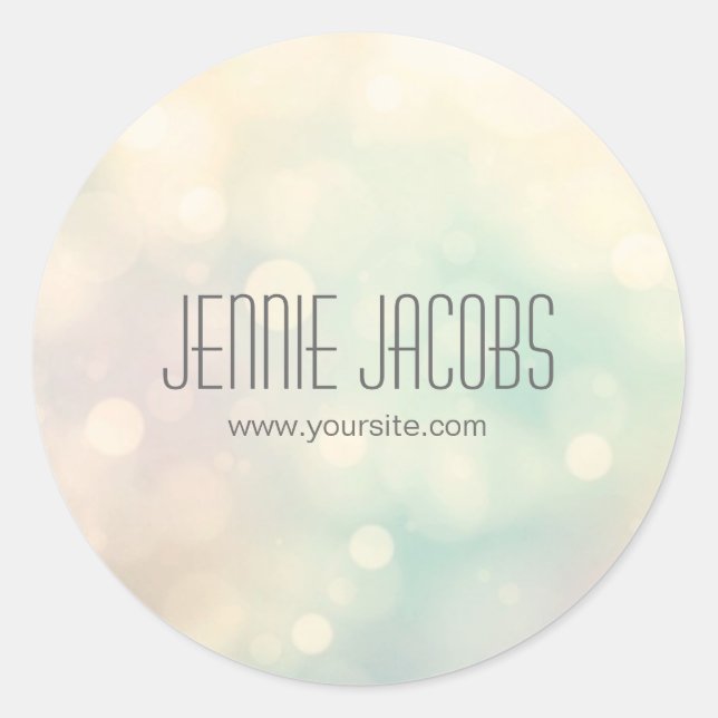 Adesivo Redondo Vinhetas de Boque Sutis (Frente)