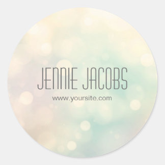 Adesivo Redondo Vinhetas de Boque Sutis