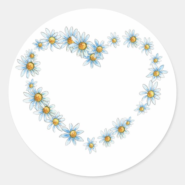 Adesivo Redondo Vinhetas de Casamento (Frente)